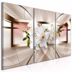 Planete Discount PD9114-120-60, Fleurs et plantes, Marron, Vert, Rose, Blanc, Panneaux MDF, 1200 mm, 20 mm, 600 mm