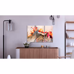 Tableau Fleurs Dans des coquelicots - PD11259-120-80