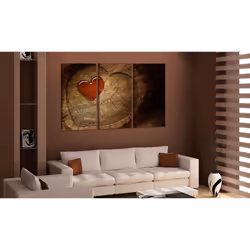 Tableau Ancien amour ne rouille pas - 3 pièces - PD9115-120-80