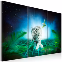 Planete Discount PD9124-120-80, Noir, Bleu, Vert, Blanc, Panneaux MDF, 1200 mm, 20 mm, 800 mm