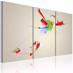Planete Discount PD9133-120-80, Vert, Gris, Multicolore, Rose, Violet, Panneaux MDF, 1200 mm, 20 mm, 800 mm