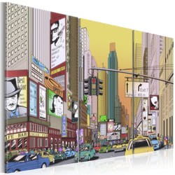 Tableau Villes Cartoon city - PD12155-120-80