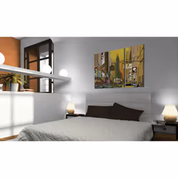 Tableau Villes Cartoon NYC - PD12156-120-80
