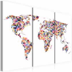 Planete Discount PD11618-90-60, Multicolore, Blanc, Panneaux MDF, 900 mm, 20 mm, 600 mm