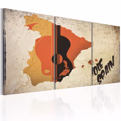 Planete Discount PD11639-120-60, Marron, Crème, Orange, Jaune, Panneaux MDF, 1200 mm, 20 mm, 600 mm