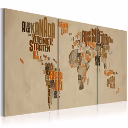 Planete Discount PD11644-60-30, Beige, Marron, Gris, Orange, Panneaux MDF, 600 mm, 20 mm, 300 mm