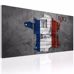 Planete Discount PD11646-60-30, Bleu, Gris, Rouge, Blanc, Panneaux MDF, 600 mm, 20 mm, 300 mm