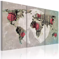 Planete Discount PD11655-120-80, Crème, Gris, Turquoise, Panneaux MDF, 1200 mm, 20 mm, 800 mm