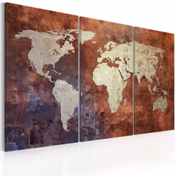 Planete Discount PD11664-120-80, Bleu, Marron, Gris, Panneaux MDF, 1200 mm, 20 mm, 800 mm