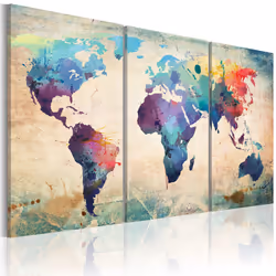 Planete Discount PD11671-120-60, Crème, Multicolore, Turquoise, Panneaux MDF, 1200 mm, 20 mm, 600 mm