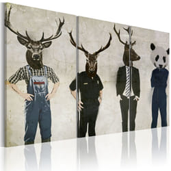 Tableau L'homme est un animal comme les autres ! - PD8321-120-80