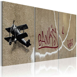 Tableau Avion Banksy - PD8322-120-60