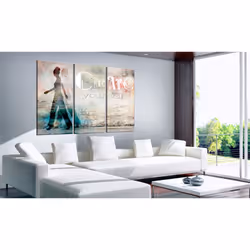 Tableau Vintage Create yourself - triptych - PD12414-120-80