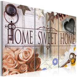 Tableau Vintage Home in vintage style Taille 90 x 60 cm
