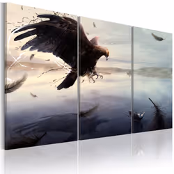 Planete Discount PD8327-120-80, Oiseaux, Marron, Gris, Blanc, Panneaux MDF, 1200 mm, 20 mm, 800 mm