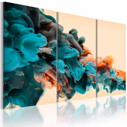Planete Discount PD9153-120-80, Beige, Orange, Turquoise, Panneaux MDF, 1200 mm, 20 mm, 800 mm