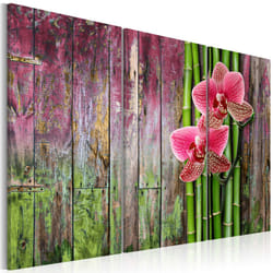 Tableau Zen Fleur et bambou - PD12608-120-80