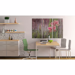 Tableau Zen Fleur et bambou - PD12608-120-80