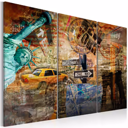 Planete Discount PD8331-120-80, Bleu, Marron, Orange, Turquoise, Panneaux MDF, 1200 mm, 20 mm, 800 mm