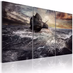 Planete Discount PD10034-120-80, Paysage marin, Bleu, Gris, Panneaux MDF, 1200 mm, 20 mm, 800 mm