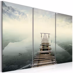 Planete Discount PD10038-90-60, Montagne, Beige, Gris, Blanc, Panneaux MDF, 900 mm, 20 mm, 600 mm