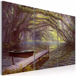 Planete Discount PD10039-120-80, Forêt, Bleu, Marron, Vert, Panneaux MDF, 1200 mm, 20 mm, 800 mm