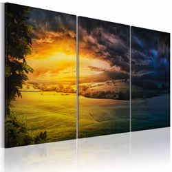 Planete Discount PD10042-120-80, Plaines et vallées, Multicolore, Panneaux MDF, 1200 mm, 20 mm, 800 mm