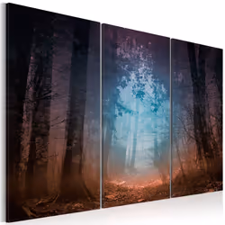 Planete Discount PD10046-120-80, Forêt, Noir, Bleu, Orange, Violet, Panneaux MDF, 1200 mm, 20 mm, 800 mm