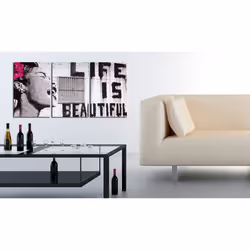 Tableau Personnages La vie est belle - PD11900-120-60