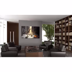 Tableau Villes Girafe dans la grande ville - PD12166-120-80