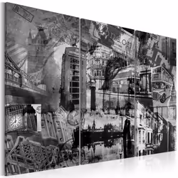 Planete Discount PD12168-90-60, Londres, Noir, Blanc, Panneaux MDF, 900 mm, 20 mm, 600 mm