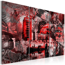 Tableau Londres rouges - PD8333-120-80