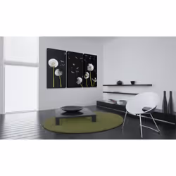 Tableau Fleurs Famille de pissenlits - PD11276-120-80