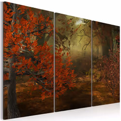 Planete Discount PD10049-120-80, Forêt, Noir, Marron, Gris, Panneaux MDF, 1200 mm, 20 mm, 800 mm