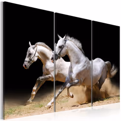 Planete Discount PD8338-120-80, Chevaux, Noir, Marron, Blanc, Panneaux MDF, 1200 mm, 20 mm, 800 mm