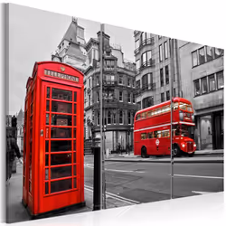 Planete Discount PD12176-120-80, Londres, Noir, Rouge, Blanc, Panneaux MDF, 1200 mm, 20 mm, 800 mm