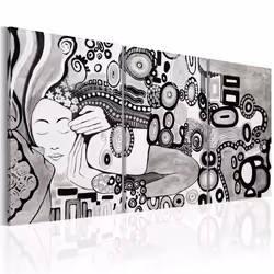 Planete Discount PD9160-120-60, Amour, Noir, Argent, Blanc, Panneaux MDF, 1200 mm, 20 mm, 600 mm
