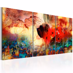 Planete Discount PD11279-120-60, Fleurs variées, Multicolore, Panneaux MDF, 1200 mm, 20 mm, 600 mm