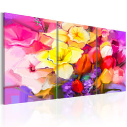 Tableau Fleurs Rainbow Bouquet - PD11281-120-60