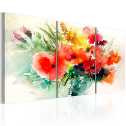 Tableau Fleurs Watercolor Bouquet - PD11283-120-60