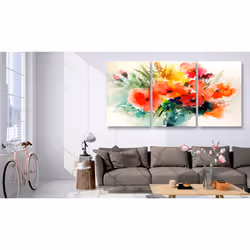 Tableau Fleurs Watercolor Bouquet - PD11283-120-60
