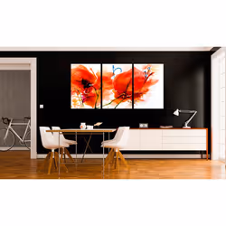 Tableau Fleurs Autumn Garden - PD11286-120-60