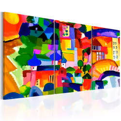 Planete Discount PD12178-120-60, Villes du monde, Multicolore, Panneaux MDF, 1200 mm, 20 mm, 600 mm