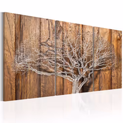 Planete Discount PD10068-120-60, Arbres, Marron, Blanc, Panneaux MDF, 1200 mm, 20 mm, 600 mm