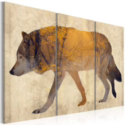 Tableau The Wandering Wolf - PD9162-120-80