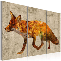 Tableau Fox in The Wood - PD8341-120-80