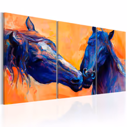 Planete Discount PD8348-120-60, Chevaux, Bleu, Blanc, Panneaux MDF, 1200 mm, 20 mm, 600 mm