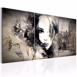 Planete Discount PD11903-60-30, Femme, Noir, Blanc, Panneaux MDF, 600 mm, 20 mm, 300 mm
