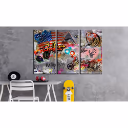 Tableau American Graffiti - PD8350-120-80