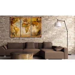 Tableau Cartes du monde Souvenir from a trip - PD11686-120-80